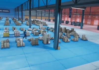 Entrainement virtuel à la logistique