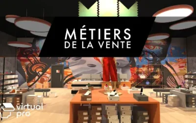 Virtual Pro-métiers de la vente et du commerce e, réalité virtuelle Virtual Pro-métiers de la vente et du commerce e, réalité virtuelle