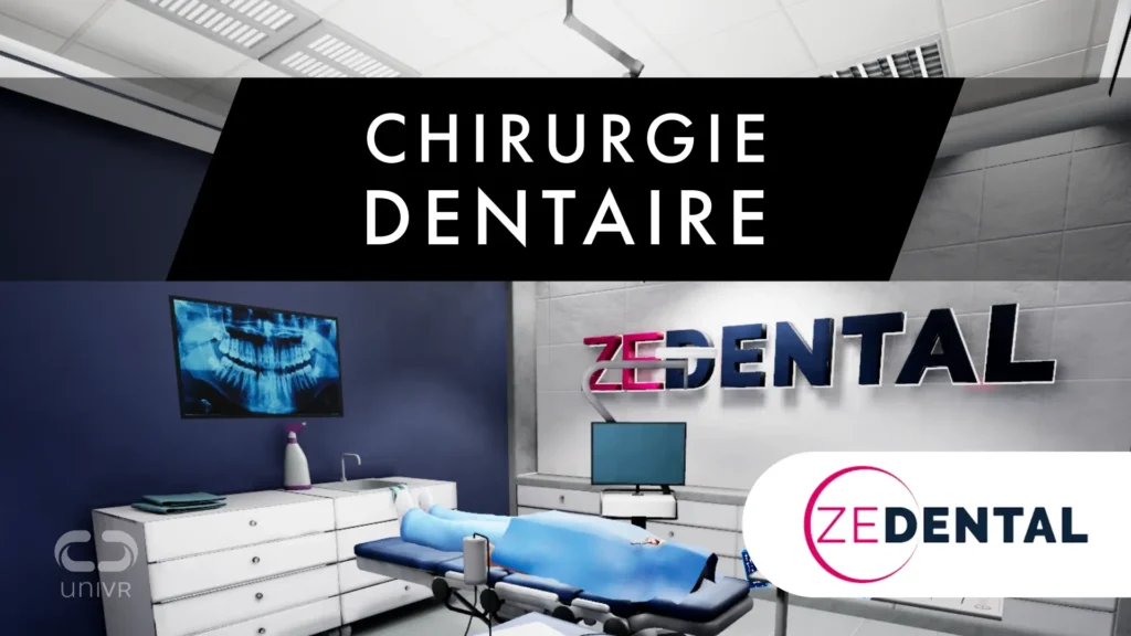 chirurgie dentaire implantologie en réalité virtuelle Outil formation implantologie dentaire - réalité virtuelle