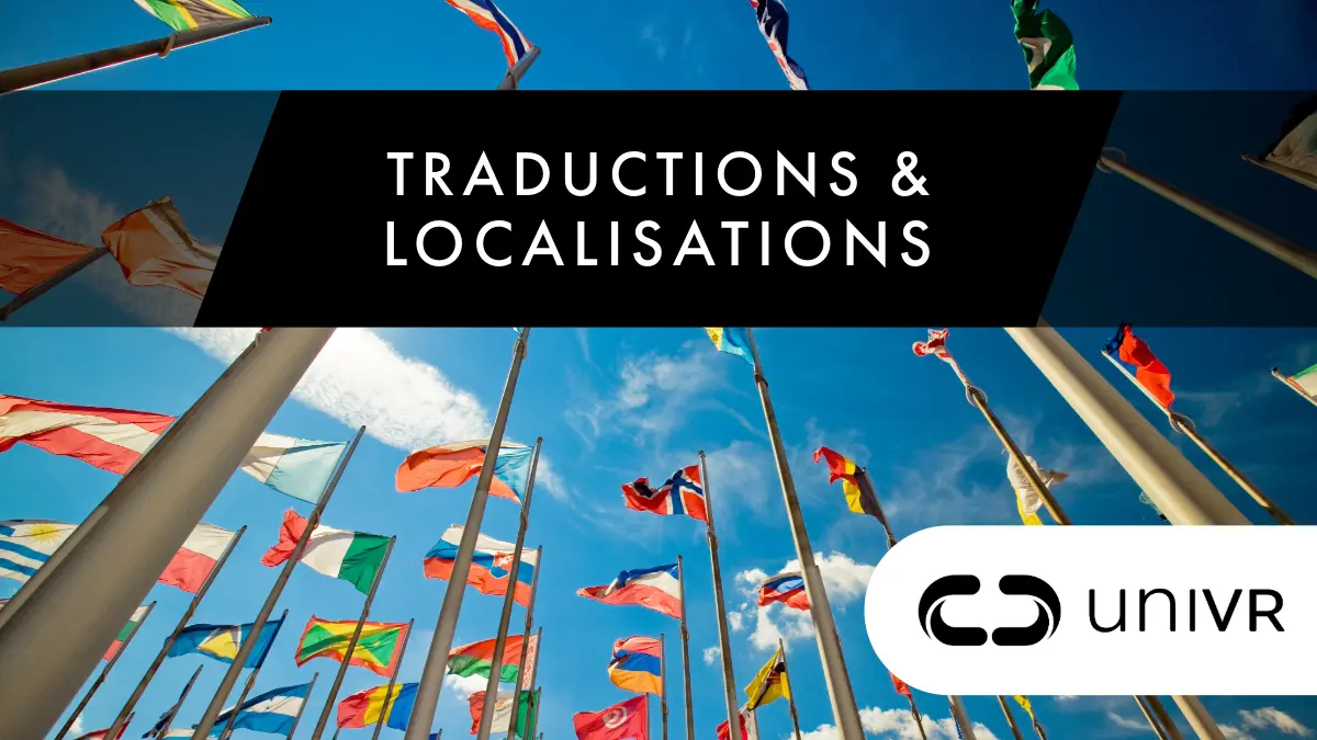 traduction et localisation d'applications vr