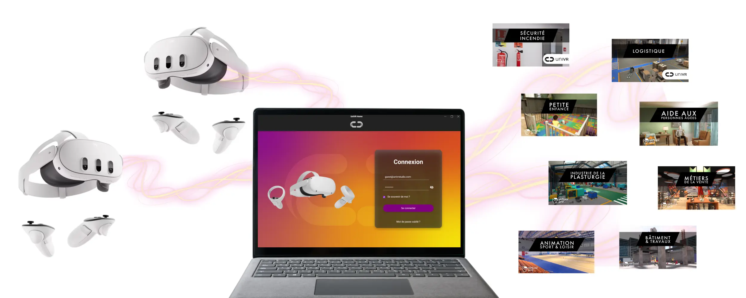 Catalogue contenu réalité virtuelle